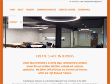 Tablet Screenshot of createspaceinteriors.com